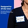 Avery Adhesive Sticker Name Tag Labels, White/Blue, 100 Name Badges/Pack (13971/5144)~#|#~D279D73F-58C5-4F67-9A44594CFB2E1306_sc7