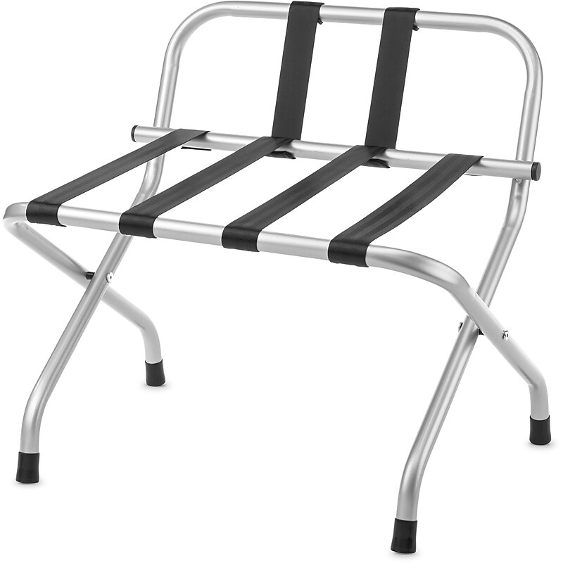 Whitmor 25.5" Luggage Rack, Silver (5831-13664-SLVR) image 1