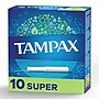 Tampax Cardboard Applicator Tampons, Super, Unscented, 10/Box (31409)~#|#~D27CA31C-40C4-46BC-882B39BBB53B14BF_sc7