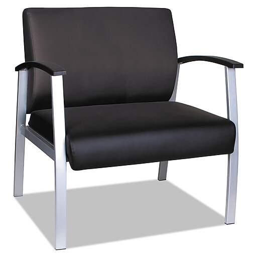 Alera metaLounge Series Fixed Arm Polyurethane Bariatric Guest Chair