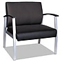 Alera metaLounge Series Polyurethane Bariatric Guest Chair, Black (ALEML2219)~#|#~D27CC6F8-2087-4084-9A9E43D1D3808135_sc7