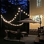 Excello Global Products Bistro Pole for String Lights with 50' G40 Lights, Black, 2/Pack (EGP-HD-0360)~#|#~D28084F0-28C1-44E8-9911DDE1DD2AD0A6_sc7
