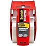 Scotch® Reinforced Strength Shipping Strapping Tape with Dispenser, 1.88" x 10 yds., Clear (50)