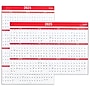 2025 Staples 48" x 32" Dry Erase Wall Calendar, Red/White (ST53911-24)~#|#~D288C68D-4233-449B-BC34B9828AAA1413_sc7