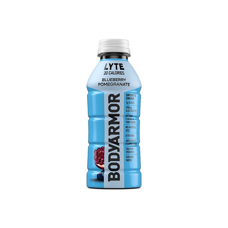 BodyArmor LYTE Blueberry Pomegranate Sports Drink, 16 oz. Bottle, 12/Pack (100020-1.1) image 1