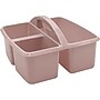Teacher Created Resources Plastic Storage Caddy, 9" x 9.25" x 5.25", Light Mauve, 6/Bundle (TCR20957-6)~#|#~D2977905-91F5-434B-B0939CEB880D7106_sc7