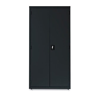 HON Brigade 72 Steel Storage Cabinet with 5 Shelves Black HONSC1872P Staples