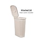 Mind Reader 10.57-Gallon Hamper with Lid, Plastic, Ivory (40FABHAMP-IVO)~#|#~D299915D-056F-488B-9BDF0D354DE27906_sc7