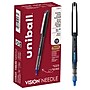 uni-ball Vision Needle Rollerball Pens, Micro Point, 0.5mm, Blue Ink, 12/Pack (1734919)~#|#~D2A1DC25-6CDF-4FE9-932FE0F62B3B11B8_sc7