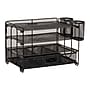 Mind Reader 3-Tier Metal Desk Organizer, Black (MESH4C-BLK)~#|#~D2A24809-D830-4CCB-A71BB7909C8E0669_sc7