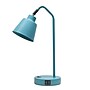 Simple Designs Sleek Essentials LED Desk Lamp, 16", with USB Ports, Cyan Blue (LD1071-CYN)~#|#~D2AC5A6D-A1D3-46D5-98B1155FF46E42F3_sc7