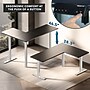 Mount-It! XL 75"W Electric Corner Adjustable Standing Desk, Black/White (MI-15027)~#|#~D2AC669D-F0B5-46D2-87614670B11CDB44_sc7