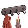 iDesign Wall Racks, Bronze, ABS (28005M2)~#|#~D2AC7E6C-E771-4664-98DED44E06C9406C_sc7