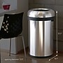 simplehuman Commercial Bullet Steel Trash Can with Open Lid, 30 Gallon, Matte Black (CW1493)~#|#~D2AFFA87-E2F1-4F62-BE88D72370DCC701_sc7