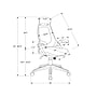 Monarch Specialties Inc. Ergonomic Leather-Look Computer and Desk Chair, Black (I 7276)~#|#~D2B1066E-83D5-4A22-B31E66F110062076_sc7