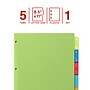 Staples Customizable Table of Contents Numeric Dividers, 5-Tab, Multicolor (ST62986)~#|#~D2B20F47-F433-4480-B6C017D1267B5FE6_sc7