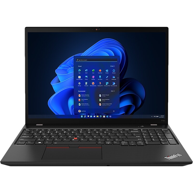 Lenovo ThinkPad P16s Gen 2 16" Laptop, AMD Ryzen 7 PRO 7840U, 32GB Memory, 512GB SSD, Windows 11 Pro (21K9001CUS) image 1