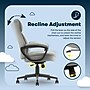 Serta Comfort Ergo Ergonomic Velvet Fabric Swivel Executive Chair, Gray (CCHR10016C)~#|#~D2B63038-DB23-4FD7-B09C7B3E1FFB4028_sc7