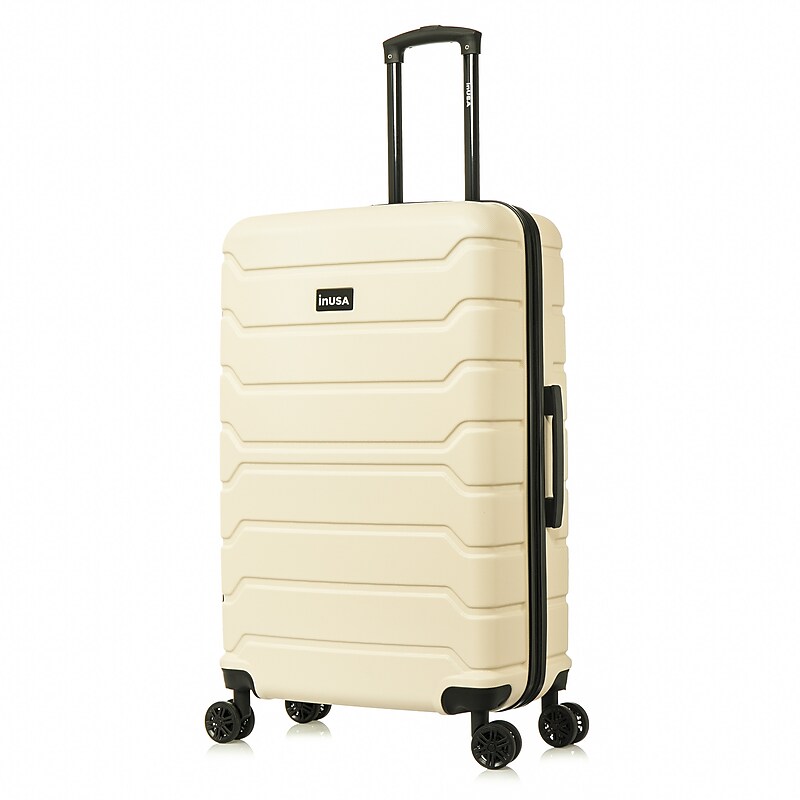 InUSA Trend 31.07" Hardside Suitcase, 4-Wheeled Spinner, TSA Checkpoint Friendly, Sand (IUTRE00L-SAN) image 1