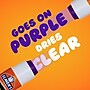 Elmer's Disappearing Washable Removable Glue Sticks, 0.21 oz., Disappearing Purple, 12/Pack (E1559)~#|#~D2B8F62F-69B2-43CB-9A9CA4ED559B1427_sc7