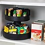 Mind Reader Plastic 2-Tier Snack Tray Carousel Countertop Organizer, Black (SNACKCAR-BLK) ~#|#~D2BD838F-2494-4F97-972930B8A12D10F8_sc7