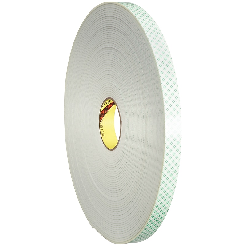 Scotch 4008 Double-Sided Mounting Tape, 0.5" x 36 yds., White (T95340081PK) image 1