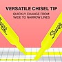Sharpie Tank Highlighter, Chisel Tip, Fluorescent Yellow, 4/Pack (25164)~#|#~D2BF193F-0CFF-422D-A97F8B3683A10AAE_sc7