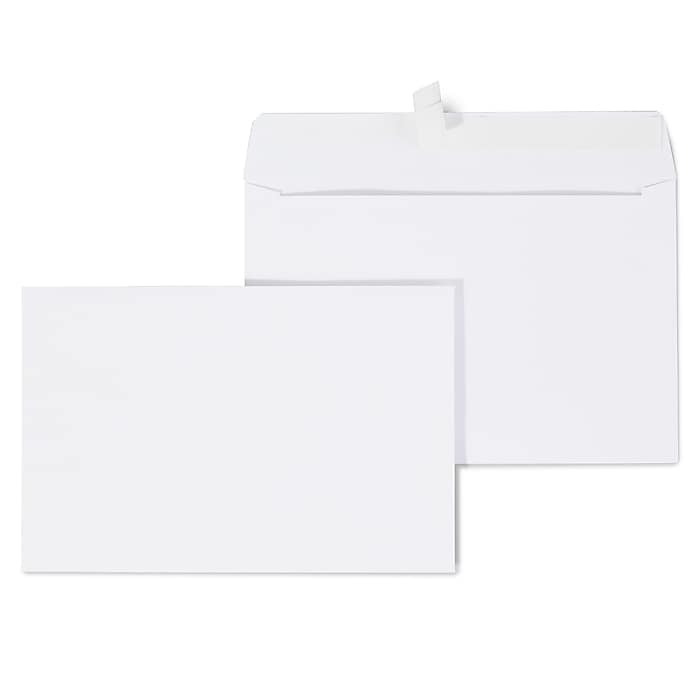 Staples EasyClose Booklet Envelopes, 6