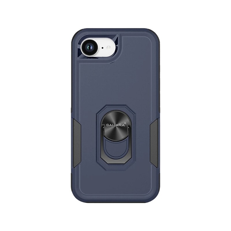 SaharaCase Raider Series Phone Case for iPhone 16e, Shock Absorbing, Midnight Blue (CP00820) image 1