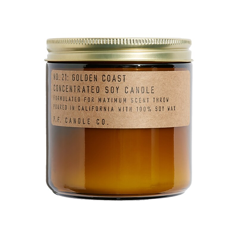 P.F. Candle Co. Classic Line Golden Coast Scent Soy Glass Jar Candle, 12.5 oz. (LCC21) image 1