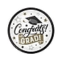 Creative Converting Congrats Grad Graduation Plate, Multicolor, 24/Pack (DTC369862DPLT)~#|#~D2D6B1A8-F915-4F3C-B887F542D5D0E92F_sc7