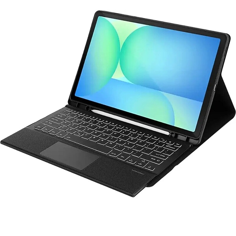 SaharaCase Navigation Series Keyboard Case with Track Pad for Galaxy Tab S10 FE+, Scorpion Black, (TB00475) image 1