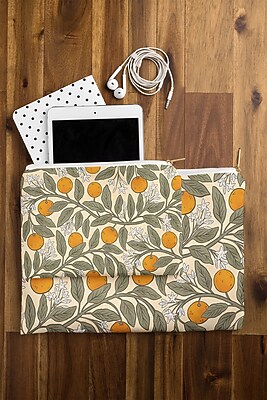 DENY Designs Art Nouveau Oranges Travel Pouch