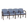 Lesro Weston 4-Seat Tandem Seating, Chambray Light Navy/Riftwood Walnut(WS4103.WRW-01CHLN)~#|#~D2DBB8A4-0657-4D8B-B72E77C2C837FB39_sc7