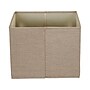 Household Essentials 10" x 13" Cube Storage, Latte, 2/Set (734-1)~#|#~D2E2F32D-368D-4F08-93BC19B96A2C36D4_sc7