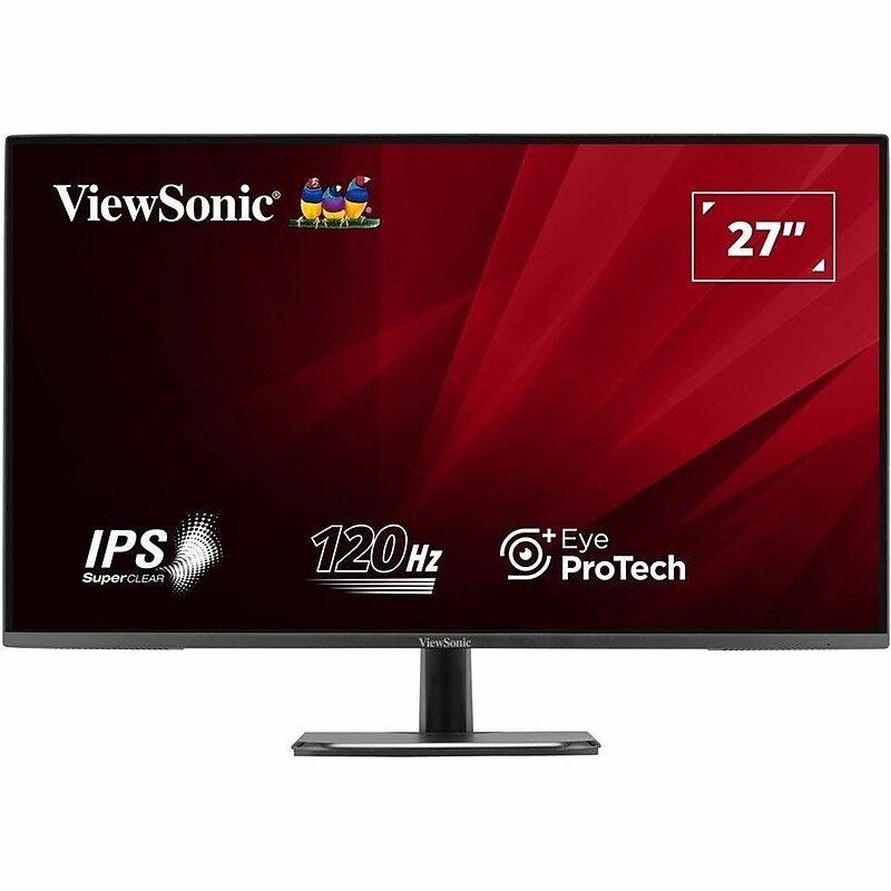 ViewSonic SuperClear IPS 27" 120Hz LED Monitor, Black (VA2756A-MHD) image 1