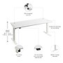 Bush Business Furniture Move 40 Series 72"W Electric Adjustable Standing Desk, White (M4S7230WHWK)~#|#~D2E8FBBF-4852-4CB8-8EE64522F1E98F18_sc7