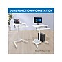 Mount-It! 28"W Adjustable Steel Standing Desk, White (MI-7979W)~#|#~D2EC4260-F986-47A5-980BEC874599885F_sc7
