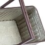 Storied Home Galvanized Metal Storage Bucket on Stand with Handle and Distressed Finish, (DA6093)~#|#~D2ECC065-C88D-4189-830B8B3A3929BB33_sc7