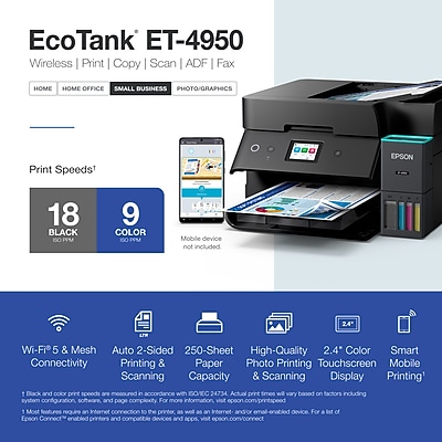Epson EcoTank ET-4950 Printer - Thumbnail 3