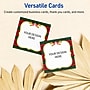 Avery Gold-Red-Green Plaid Matte Blank Card, White, 120/Pack (S00-FEQ)~#|#~D2F12667-D2A9-45A0-BB526F3E596F8B06_sc7