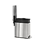 HLS Commercial Stainless Steel Step Trash Can with Hinged Lid, 3-Gallon, Silver (HLSS03RFR)~#|#~D2F25A7D-1397-4D96-9161FD2150299D24_sc7