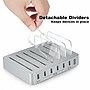 4XEM Charging Station, 50W, 4.9 ft., White (4X6PORTUSBACS)~#|#~D2F8D9D3-B242-4167-B40E5ECC2D47C1D5_sc7