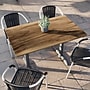 Flash Furniture TopGuard Rectangle Wood Restaurant Dining Table and Base, 48" x 30",  Natural/Silver Bases (ST3048NATT0522S)~#|#~D2FAA776-6491-4B83-A74A29B787A3D3FC_sc7