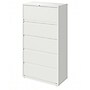 Hirsh HL10000 Series 5-Drawer Lateral File Cabinet, Locking, Letter/Legal, White, 36" (23703)~#|#~D2FBF25F-D442-461C-9D25903867455878_sc7