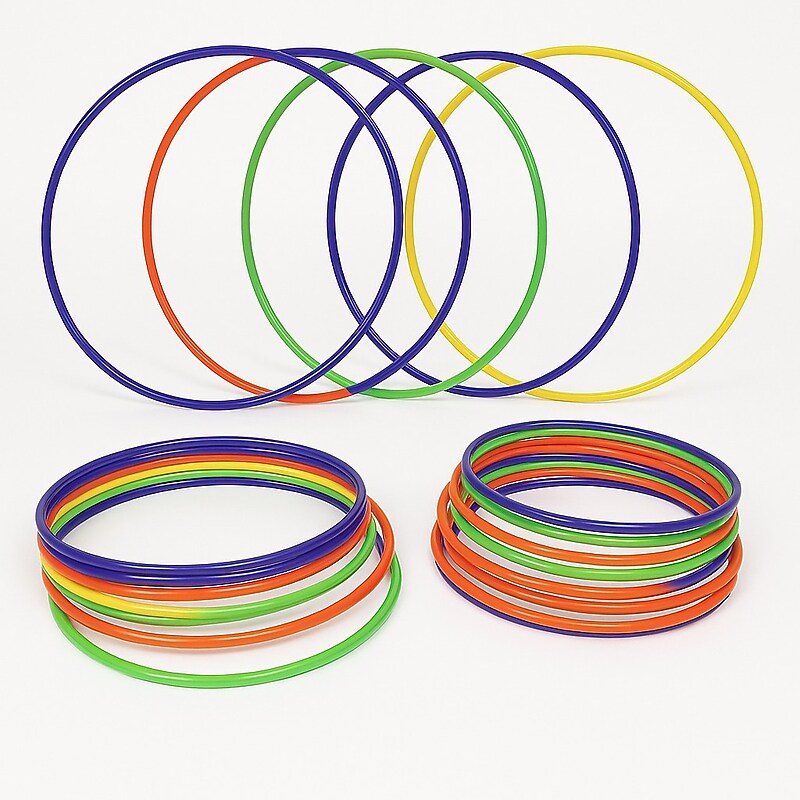 S&S Economy Hoop Pack, Assorted Colors, 18/Pack (W14385) image 1