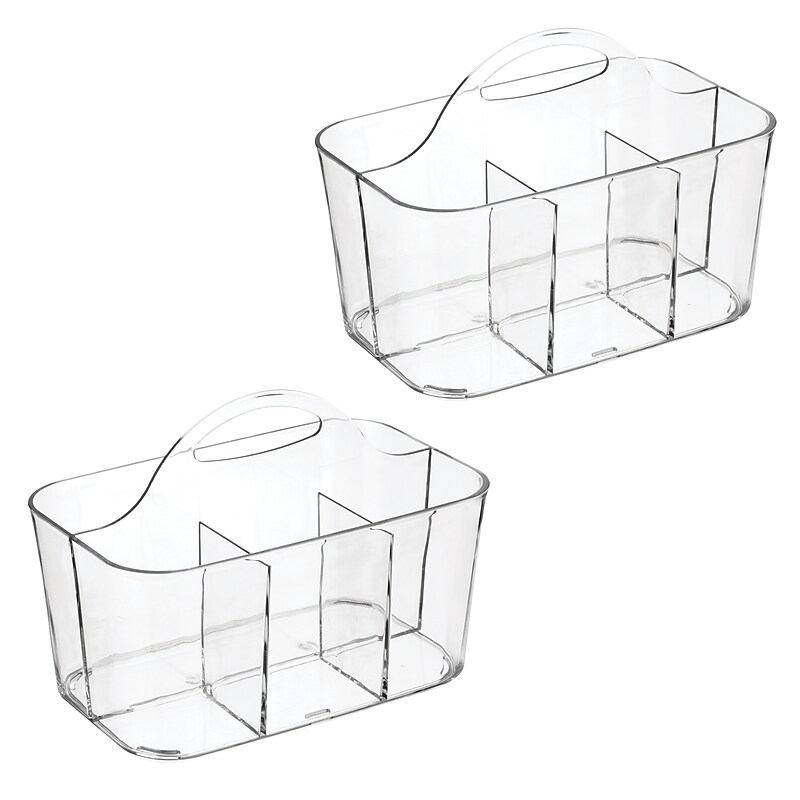 iDESIGN Medium Plastic Storage Bin, Clear (29289M2) image 1