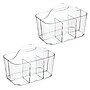 iDESIGN Medium Plastic Storage Bin, Clear (29289M2)~#|#~D2FD8032-C1CB-448D-923AEC51AB58211E_sc7