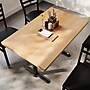 Flash Furniture Bennett Wooden Commercial Indoor Table, 48" x 30", Natural Top/Black Base (GSF3048NTT0522)~#|#~D30222A7-22E9-4B50-9594B7EB6742B442_sc7