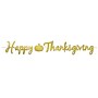 Beistle Fall Happy Thanksgiving Foil Streamers, Gold, 2/Pack (90013)~#|#~D30238F4-4974-41E5-B296917B269DC9B3_sc7